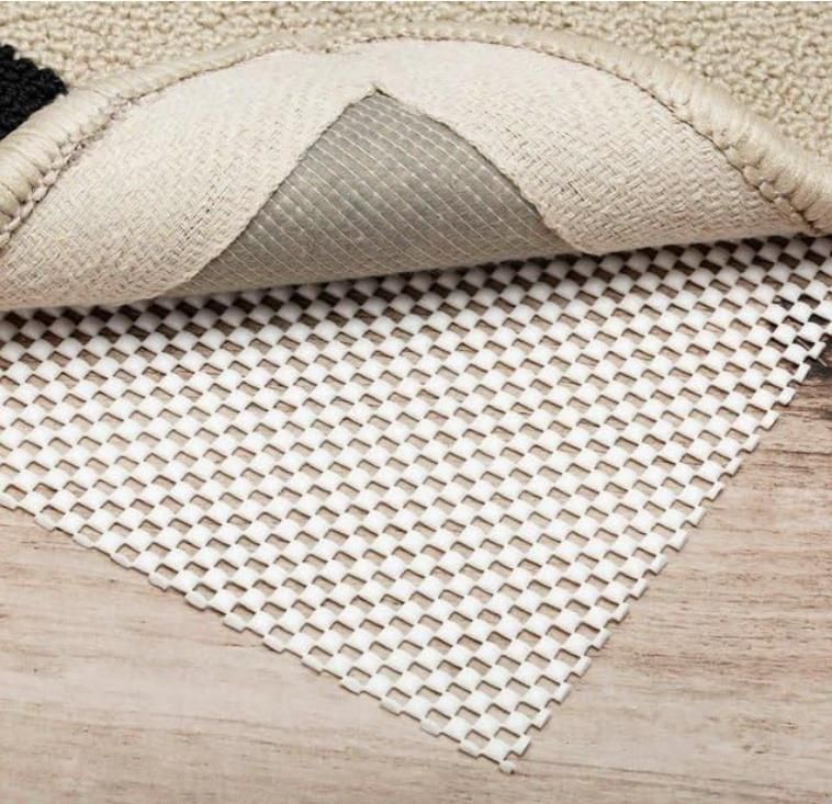 Anti Slip Rug Carpet Mat Base Fabric Anti Skid Underlay for Home Room Bath Runner | Non-Slip Pad Silicone Anti Slip Sofa Yoga Mat Carpet